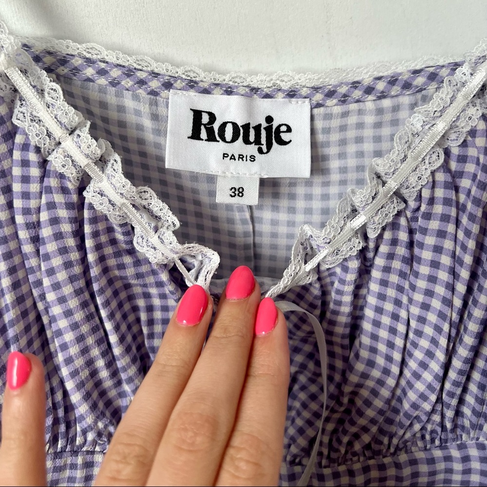 Rouje Paris Ivon Top Gingham - Picture 5 of 6